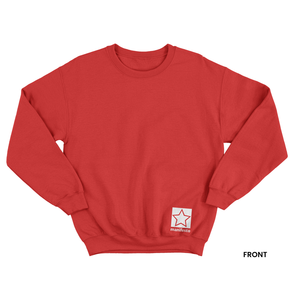SOVIET COAT OF ARMS Sweatshirt, Red/White