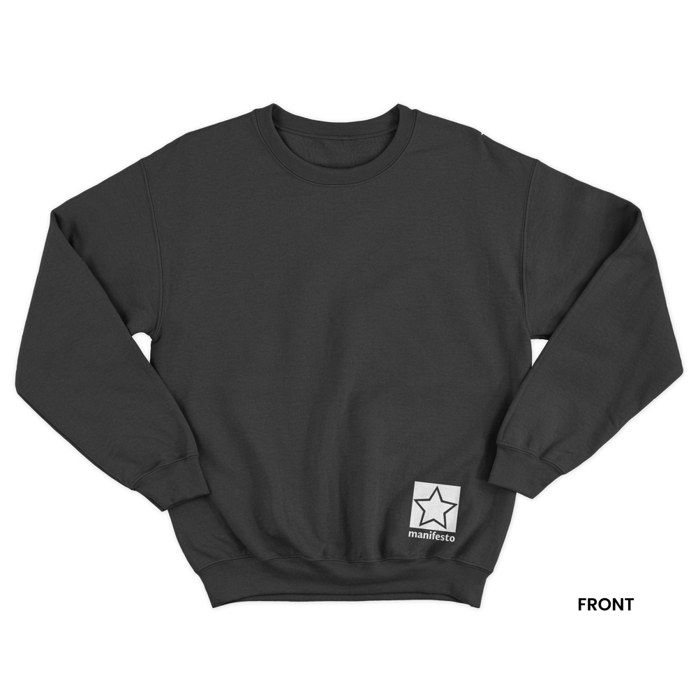 SOVIET COAT OF ARMS Sweatshirt, Black/White