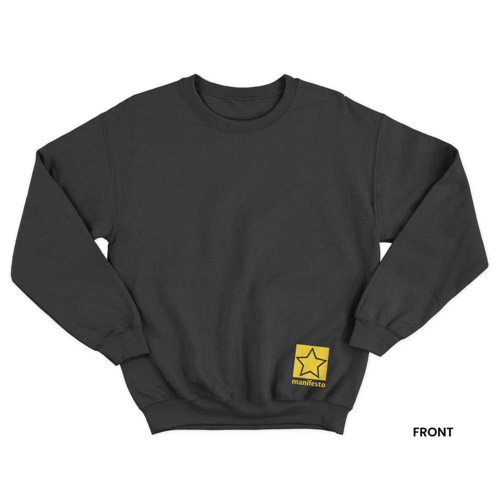 SOVIET COAT OF ARMS Sweatshirt, Black/Yelow