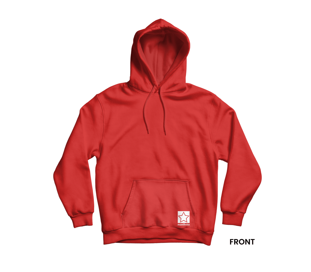 SOVIET COAT OF ARMS Hoodie, Red/White