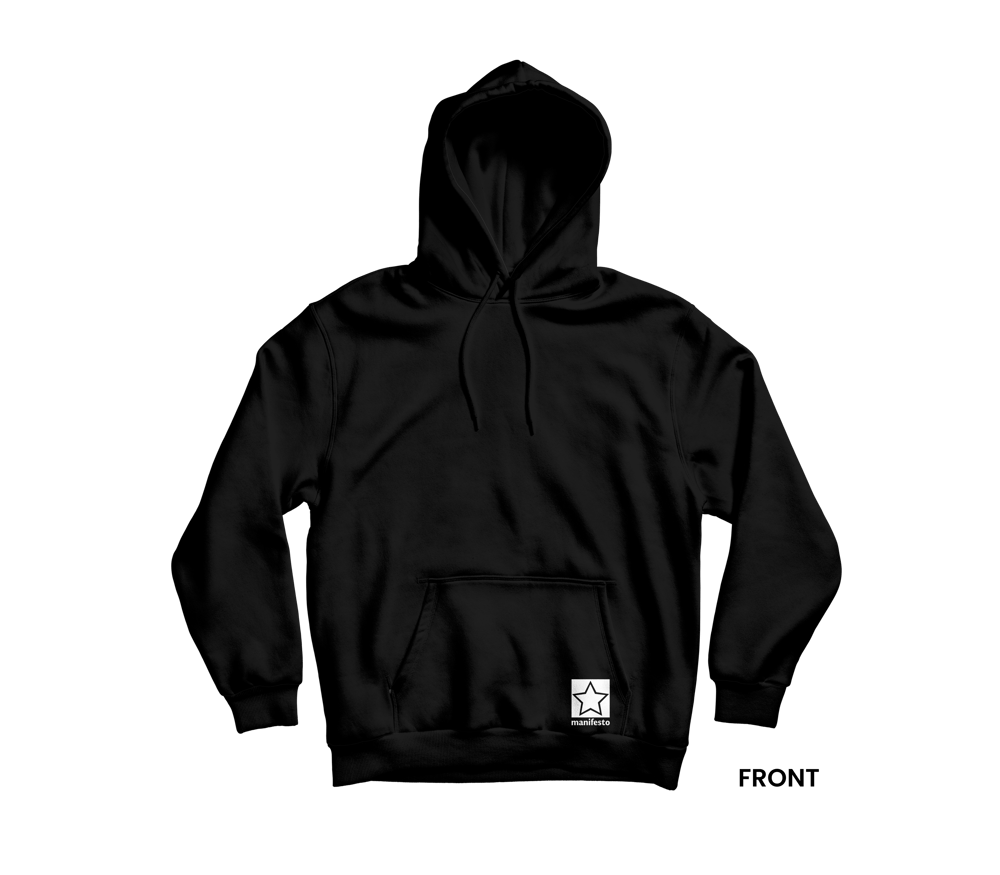 SOVIET COAT OF ARMS Hoodie, Black/White