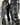 #4 MEN'S BLACK/GREY/DISTRESSED DENIM LACE UP PANTS
