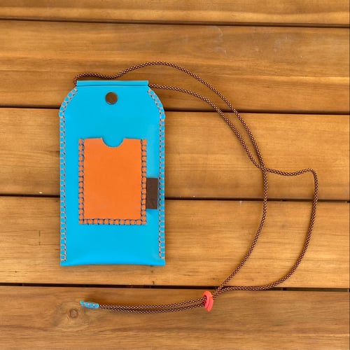 Image of Funda de móvil azul y naranja
