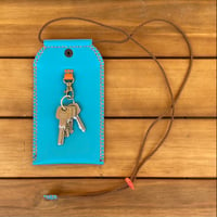 Image 3 of Funda de móvil azul y naranja