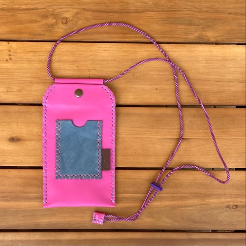 Image of Funda de móvil rosa y azul