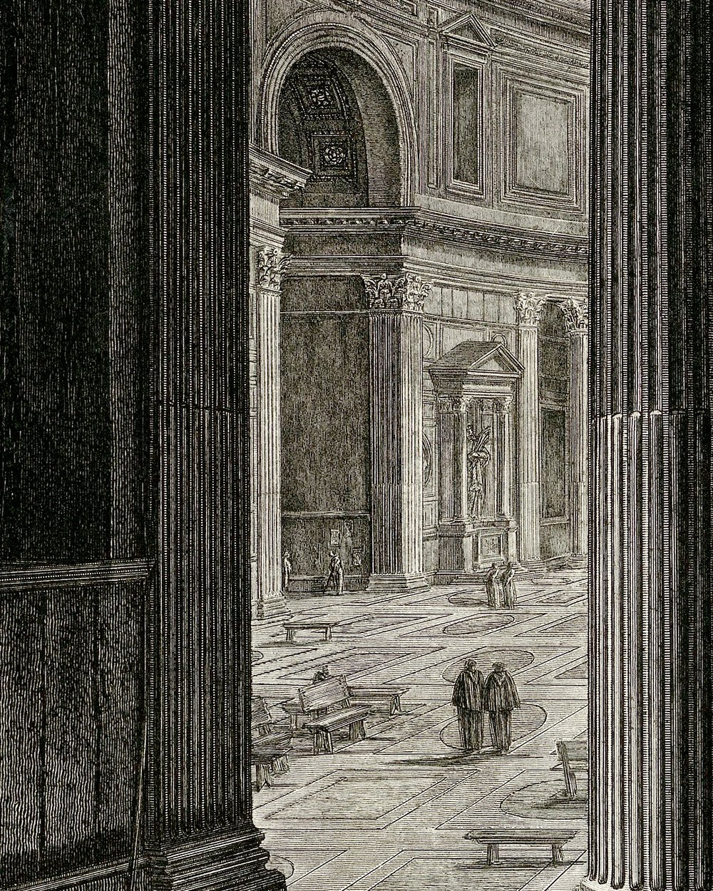 ''Interieur van het Pantheon te Rome'' (1748 - 1778)