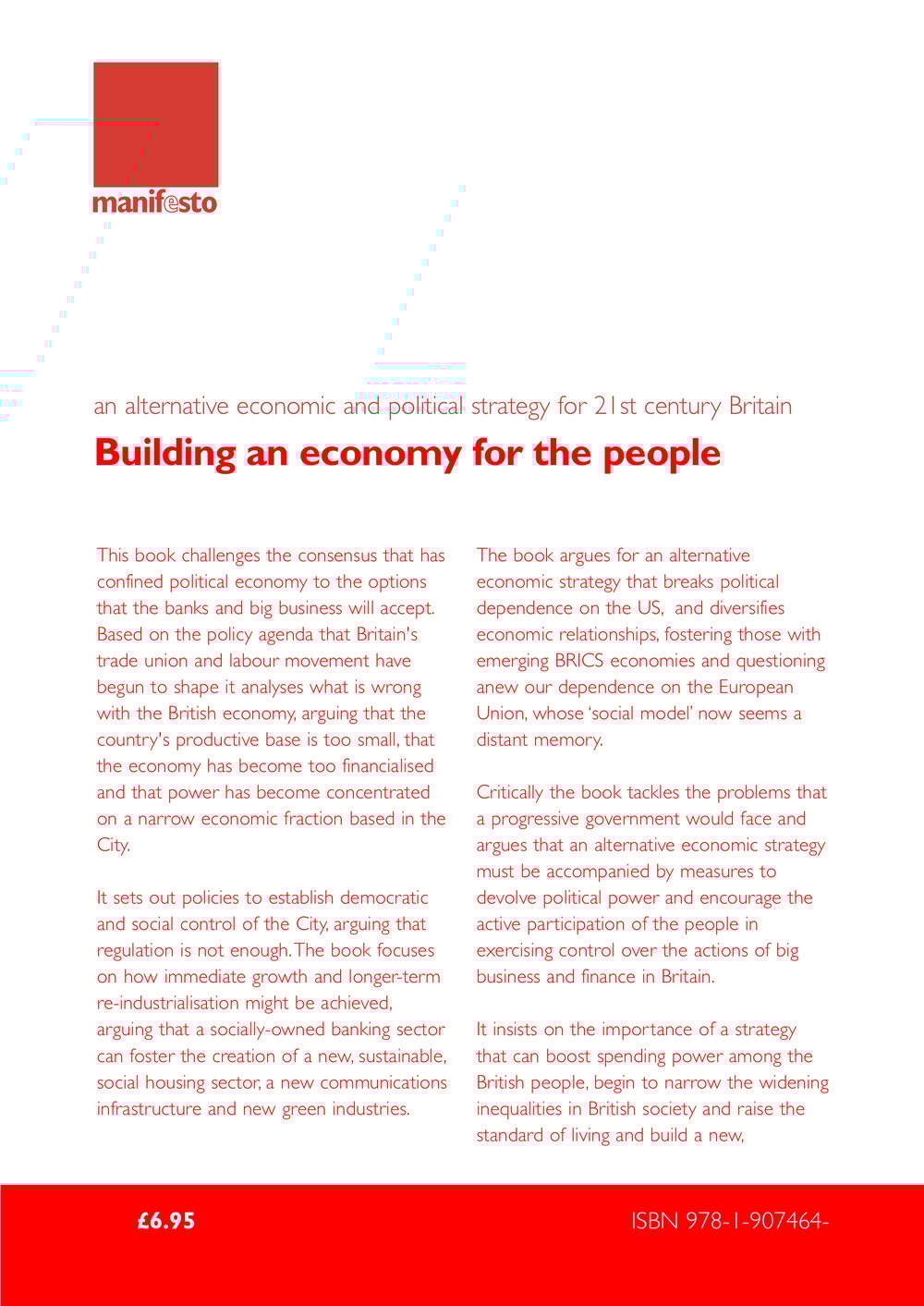 Building an economy for the people-pub Version