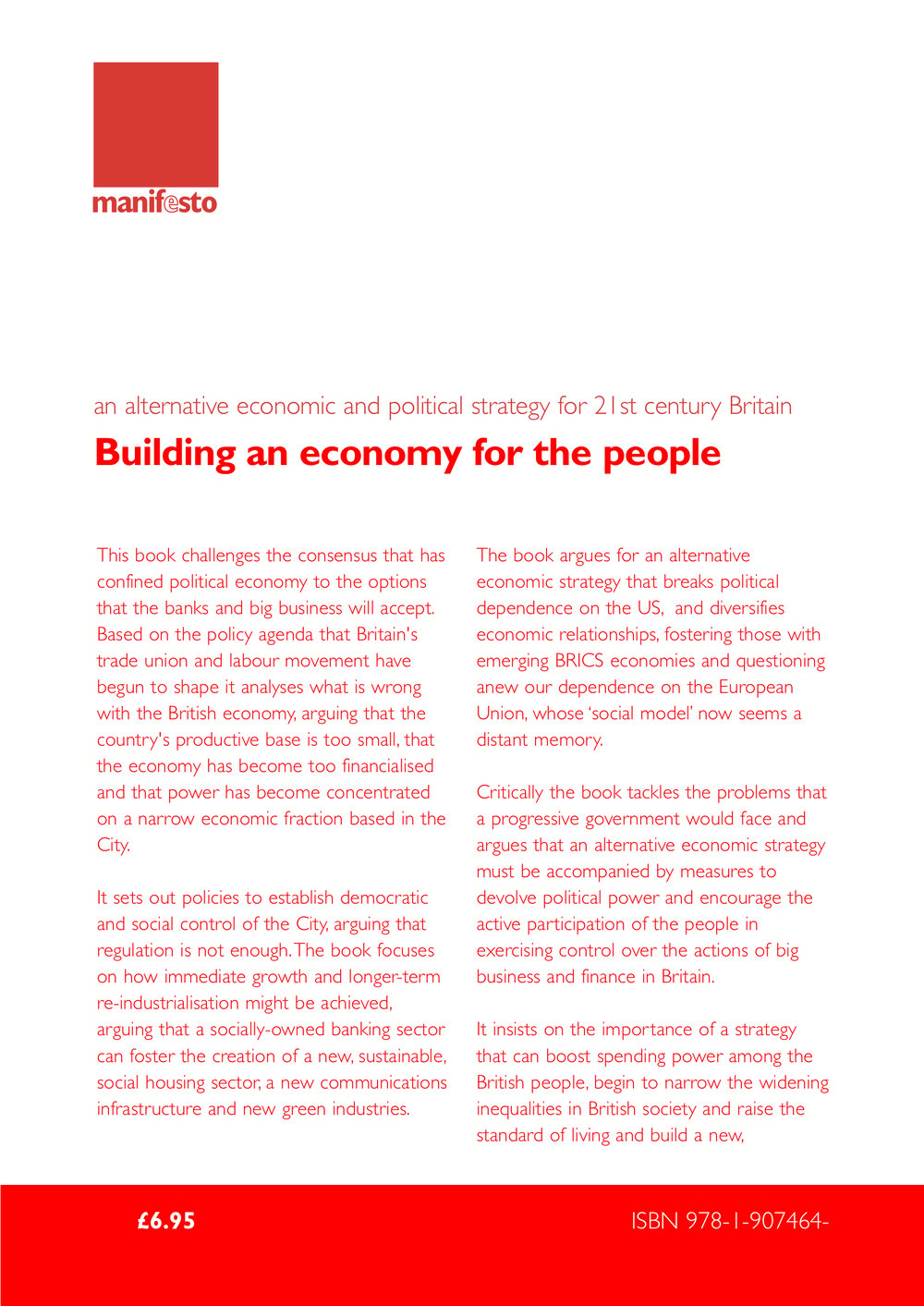 Building an economy for the people-pub Version