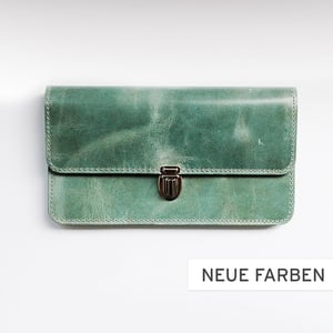 Image of Portemonnaie - Jutta - Steckschloss - türkis