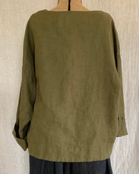 Image 3 of drop shoulder pullover blouse