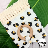 Image 1 of MUSLIN: Mini Leopard Organic Tassel 