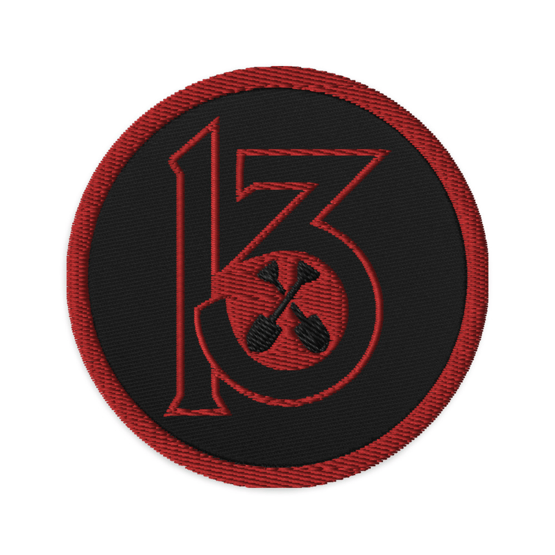 WEDNESDAY 13 - 3" ROUND PATCHES