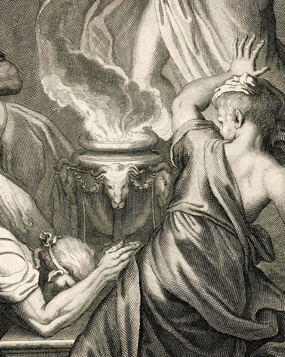 "Saul with the Witch of Endor" (1685 - 1732)