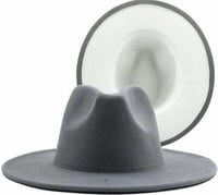 GREY WHITE | FEDORA