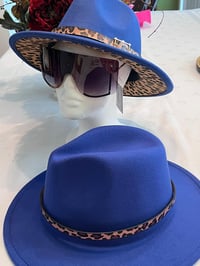 ROYAL BLUE LEOPARD BOTTOM | FEDORA