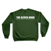 "BSSW" The Black Hour "Unapologetic" Crewneck Sweater in Green ( White Print )