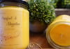 Grapefruit & Mangosteen - Soy Wax Candle w/ Ribbon Wick