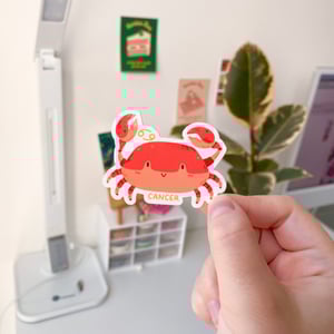 Image of Cancer Zodiac Vinyl Sticker