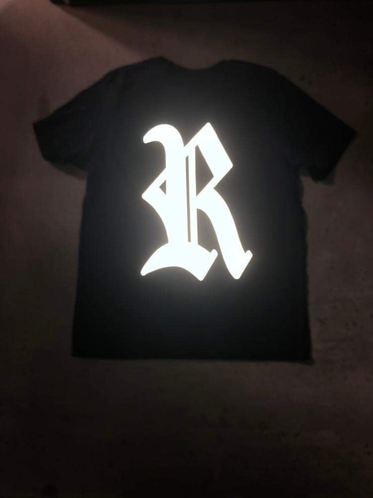 Image of Rebel Outsiders Reflective " Black " Tshirt 