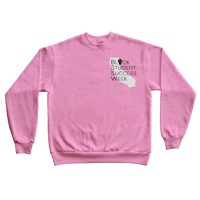 "BSSW" Crewneck Sweater in Pink