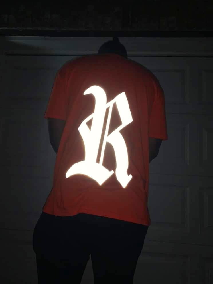 Image of Rebel Outsiders Reflective " Orange  " Tshirt 