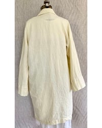 Image 3 of The Sibley Coat in Butter linen