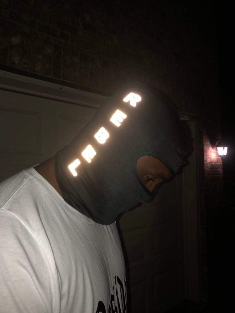 Image of Rebel Outsiders Reflective Balaclava Mask 