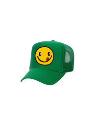 Image 1 of Smiley Trucker Hat (Primary Colors)