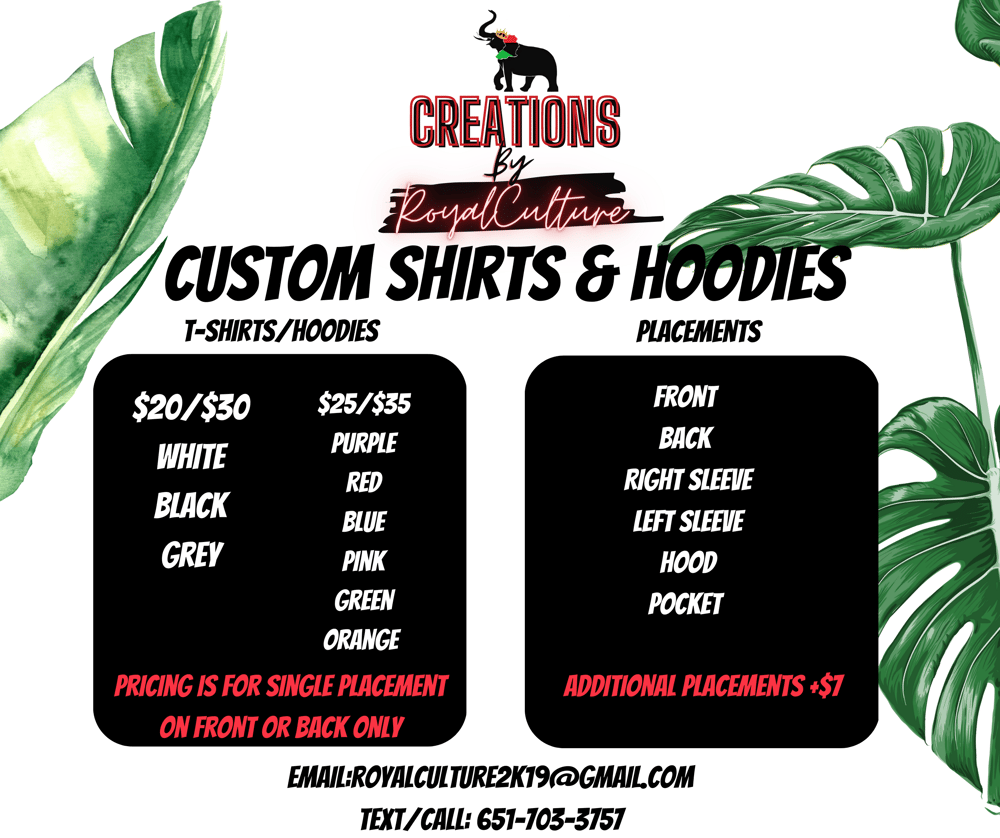 Image of Custom Shirts & Hoodies