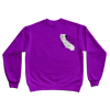 "BSSW" Crewneck Sweater in Purple