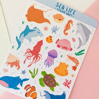 Image 2 of Sea Life Sticker Sheet