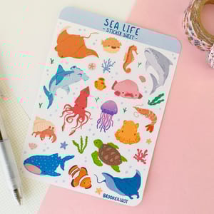 Image of Sea Life Sticker Sheet