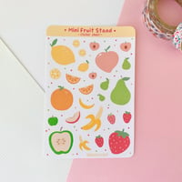 Image 1 of Fruit Stand Mini Sticker Sheet