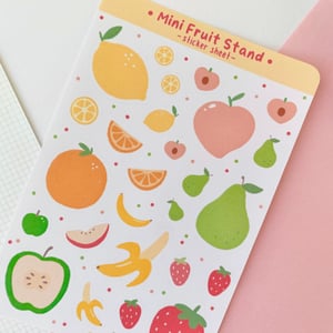 Image of Fruit Stand Mini Sticker Sheet