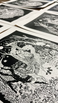 Image 4 of BIG GLADE ENERGY A3 SCREEN PRINT 