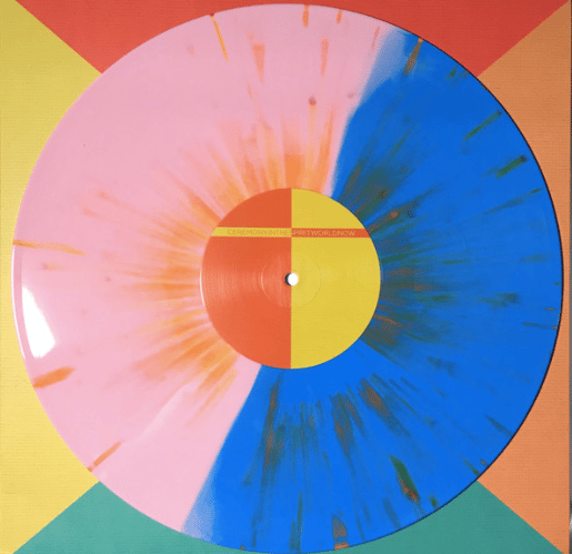 Ceremony - In The Spirit World Now -  Cyan Blue & Baby Pink Splatter Vinyl LP