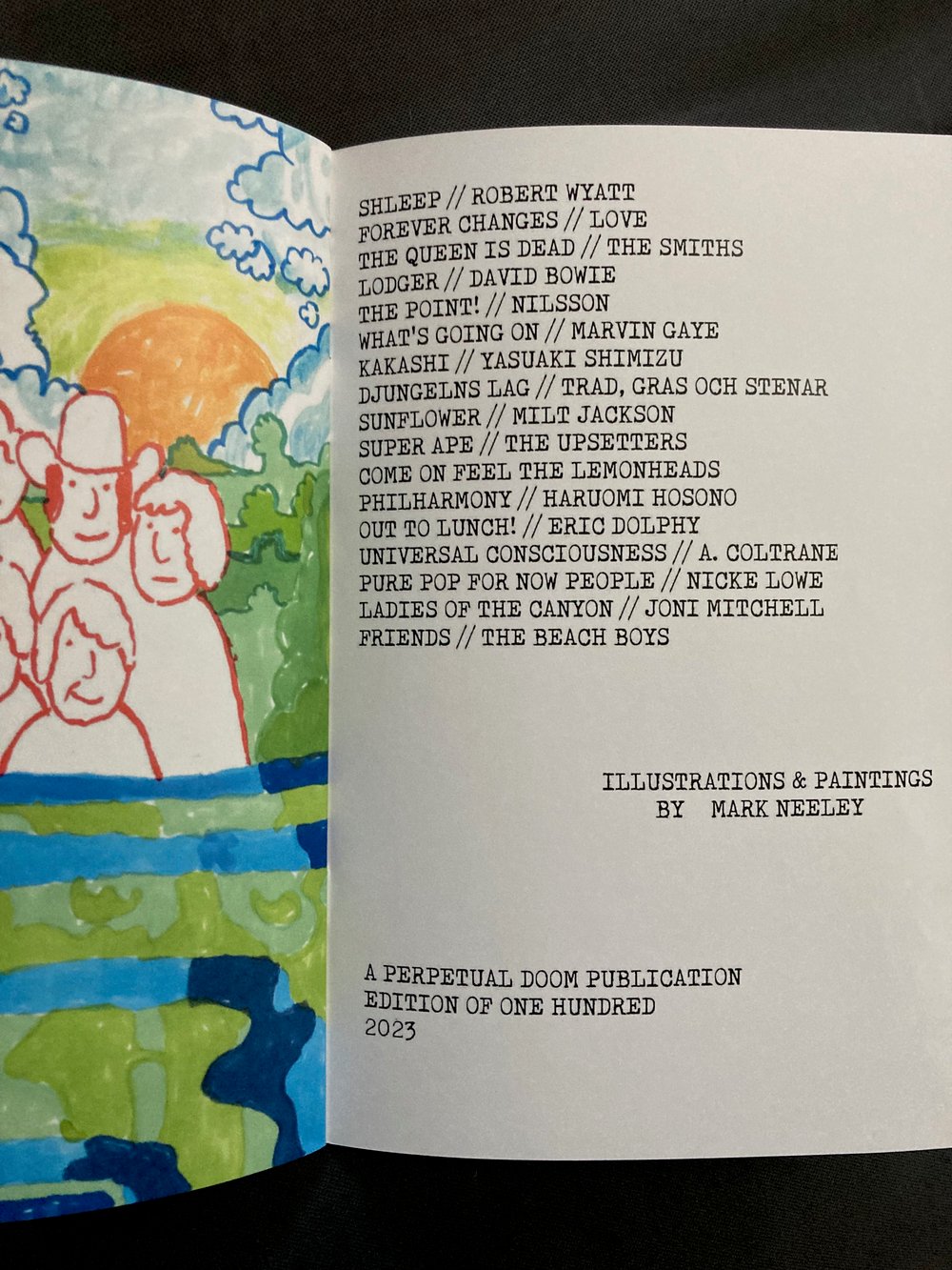 "Optical Canvas" Zine by Mark Neeley