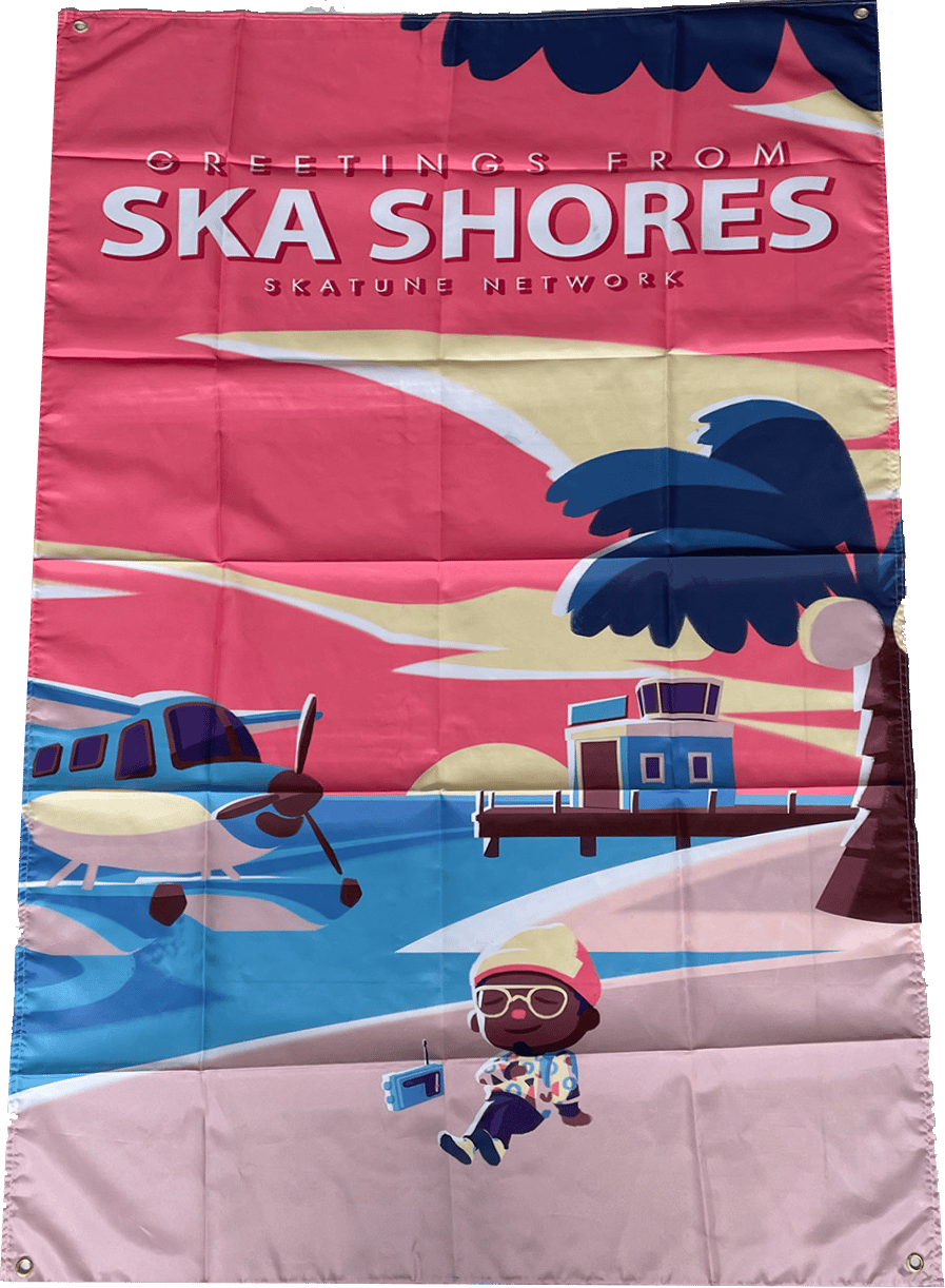 Image of Greetings from Ska Shores | FLAG | 3'x5'