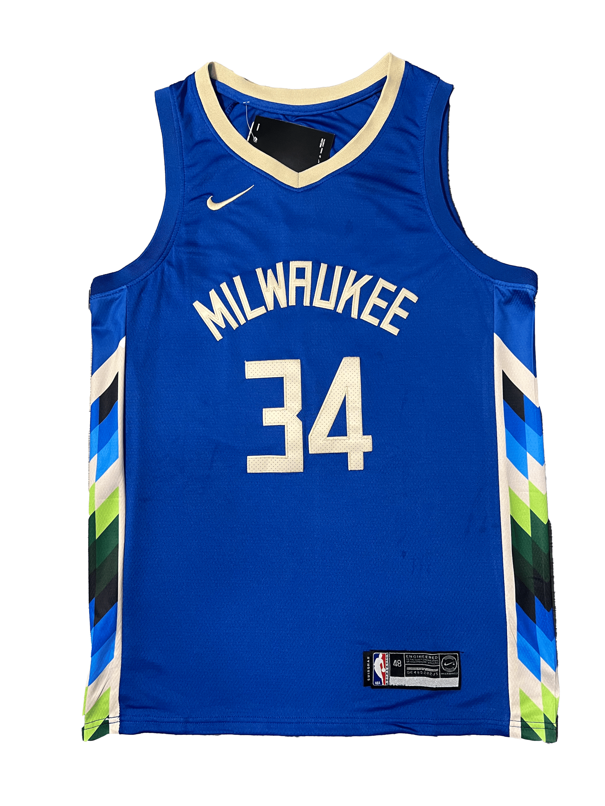 Giannis Antetokounmpo Milwaukee Bucks City Edition Jersey