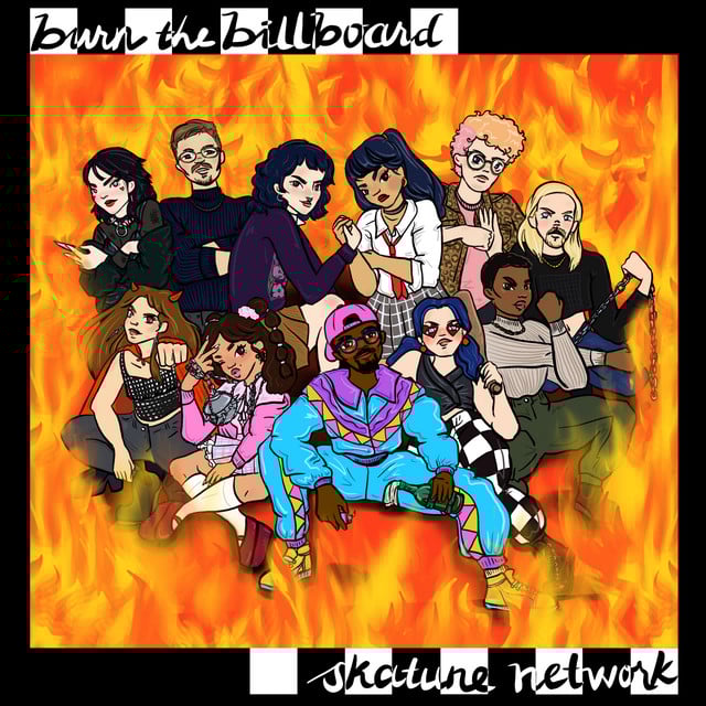 BURN THE BILLBOARD (2021) | Translucent Grape Vinyl - 12" LP