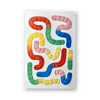 Hand-Embossed Gummy Worm Print