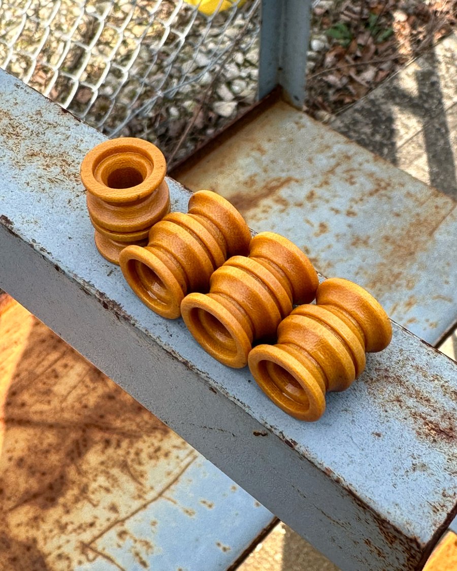 Image of *1 Per Person* Large Butterscotch Micarta