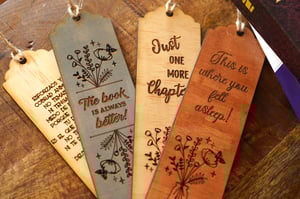 Image of Custom Engraved and Scored Bookmarks