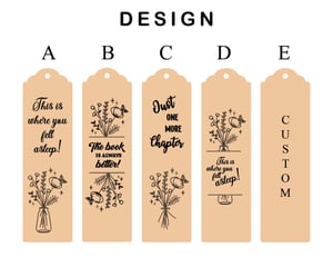 Image of Custom Engraved and Scored Bookmarks