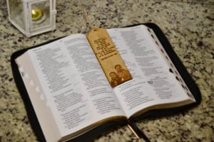 Image of Custom Engraved and Scored Bookmarks