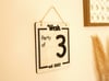 Wooden Family Name Frame