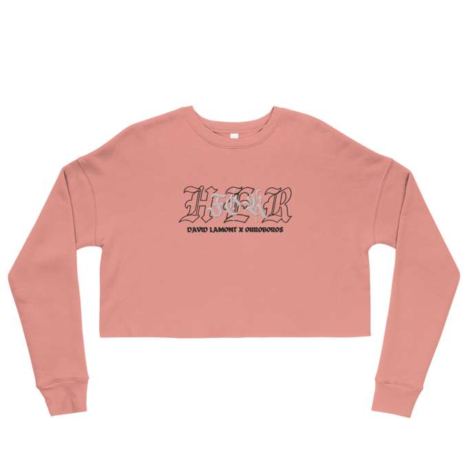 Image of Gothic Cropped Sweatshirt