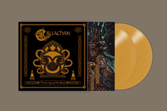Image of Cruachan - The Living and The Dead (GOLD VINYL)