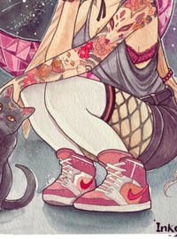 Image 3 of Sailor Moon Fan Art. Watercolour. Print.