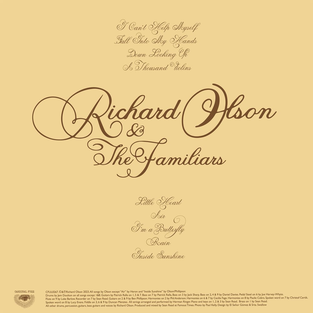 Richard Olson & The Familiars - Richard Olson & The Familiars (Cardinal Fuzz)